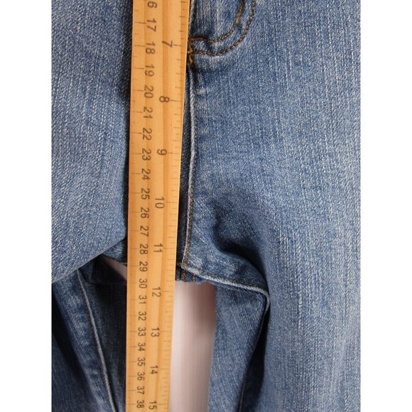 Lands End Jeans 14 Bootcut Original Fit Classic Waist Denim Pants Y2K - Picture 4 of 10